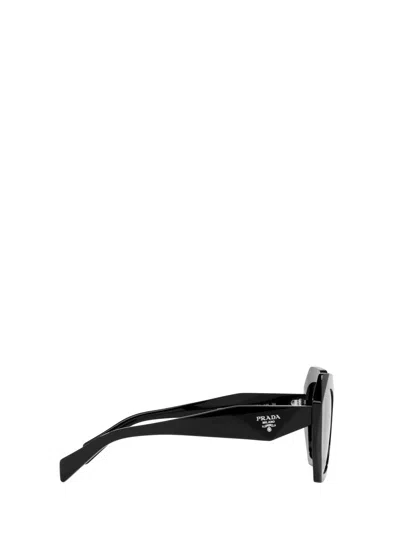 Prada Womens Black Pr16ws Irregular-frame Acetate Sunglasses In Black