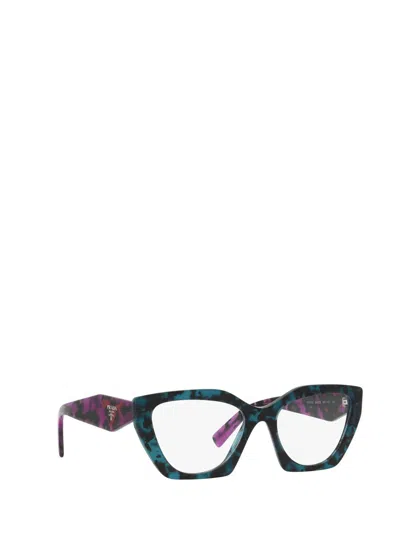 Prada 54mm Cat Eye Optical Glasses In Black