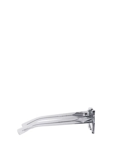 Prada Eyewear Rectangular Frame Sunglasses In Gray