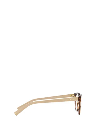 Prada Tortoiseshell-effect Square-frame Glasses In Brown