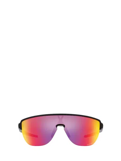 Oakley Womens Black Oo9248 Corridor Shield-shape Acetate Sunglasses In Black