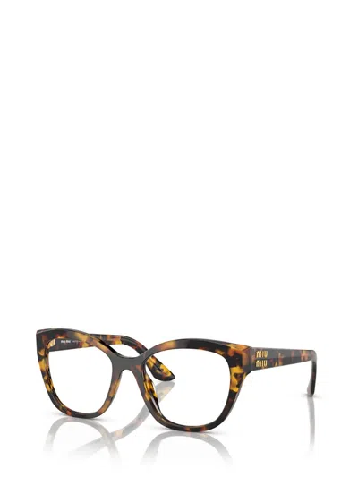 Miu Miu Square-frame Glasses In Brown