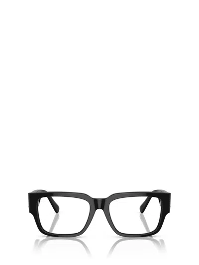 Versace Eyewear Rectangle-frame Glasses In Black