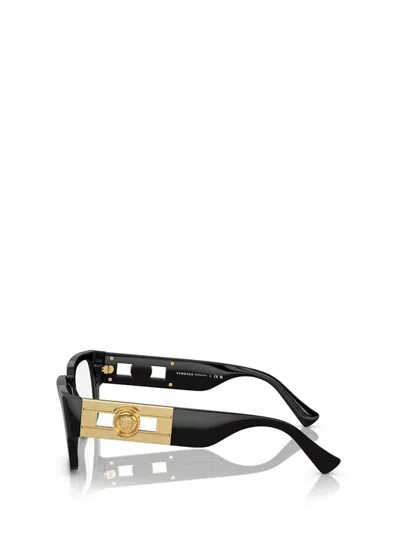 Versace Eyewear Rectangle-frame Glasses In Black