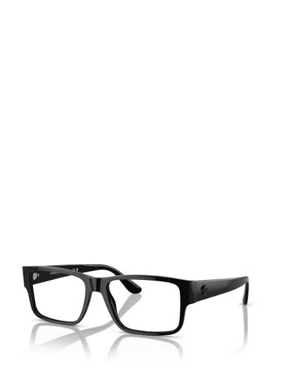 Versace Eyewear Square Frame Glasses In Black
