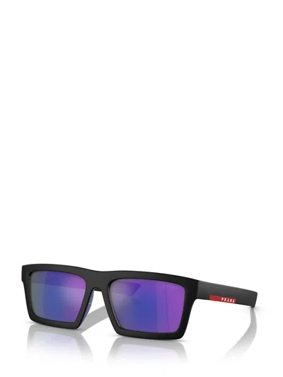 Prada Linea Rossa Man Sunglasses Ps 02zsu In Black