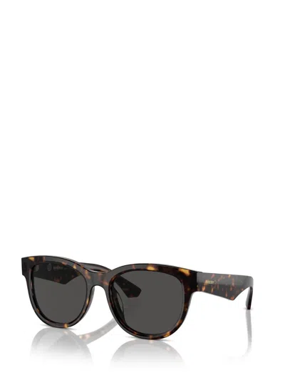 Burberry 54mm Round Sunglasses In Dark Grey Polarized