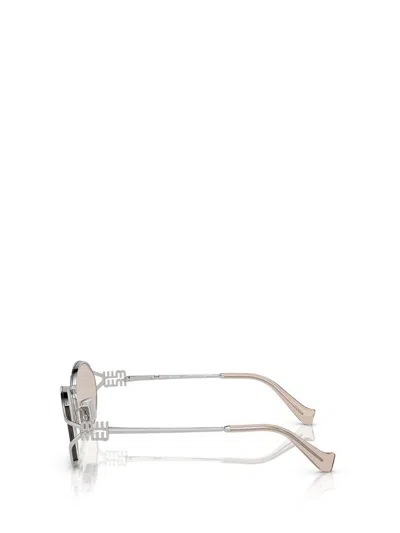Miu Miu Eyewear Sunglasses In Silver
