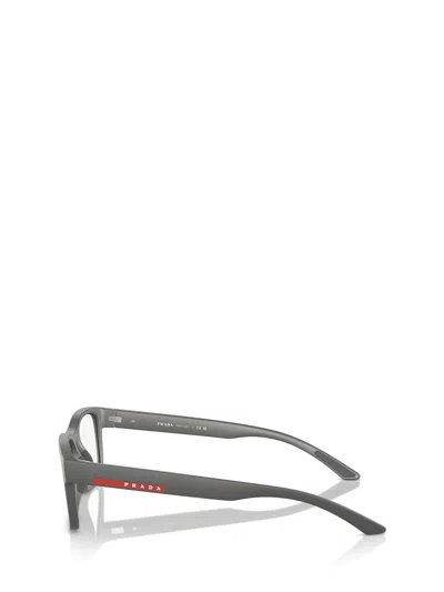 Prada Rectangular Flat Mirror In Gray