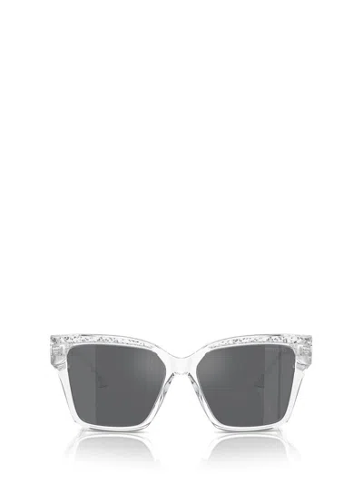 Jimmy Choo Womens Clear Jc5003 Butterfly-frame Acetate Sunglasses In Crystal Glitter