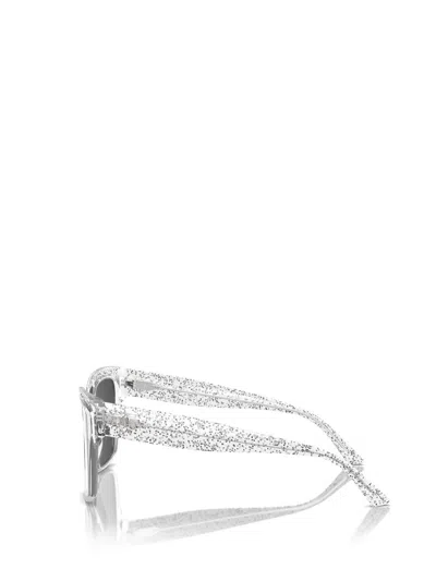 Jimmy Choo Womens Clear Jc5003 Butterfly-frame Acetate Sunglasses In Crystal Glitter