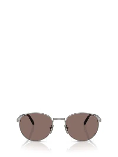 Prada Full Frame Sunglasses In Brown