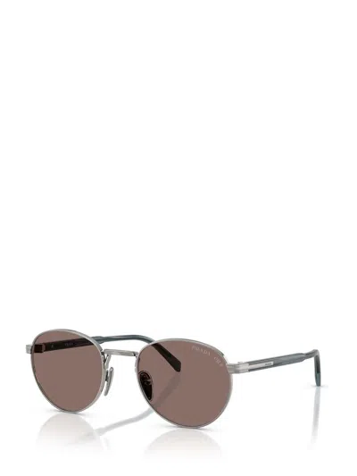 Prada Full Frame Sunglasses In Brown