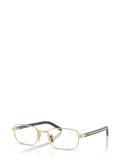 Prada Full Frame Plain Mirror In Gold