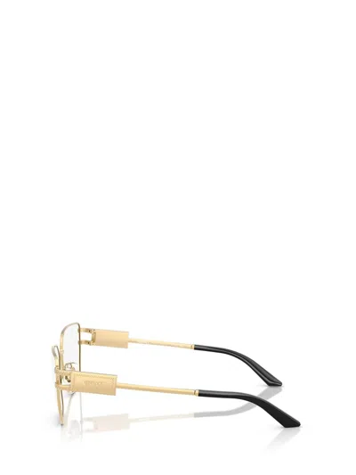 Versace 57mm Pillow Optical Glasses In Gold