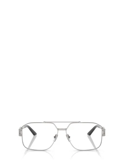 Versace 59mm Pilot Optical Glasses In Silver