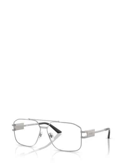 Versace 59mm Pilot Optical Glasses In Silver