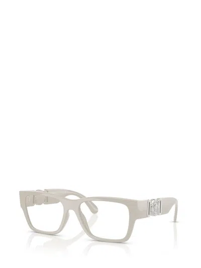 Versace 55mm Square Optical Glasses In Neutral