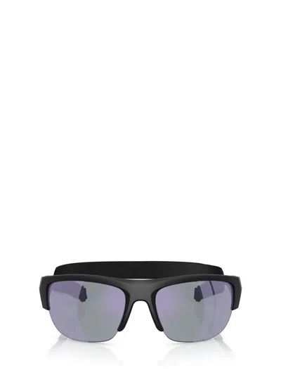 Prada Eyewear Rectangular Frame Sunglasses In Purple
