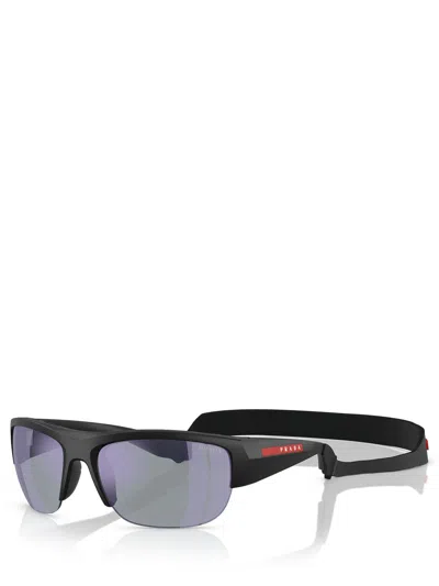 Prada Eyewear Rectangular Frame Sunglasses In Purple
