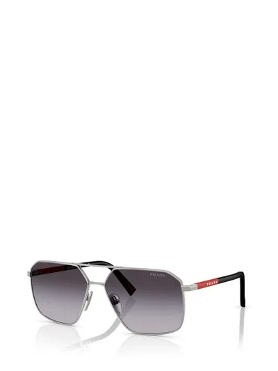 Prada Linea Rossa Ps A50s 5av09u Gunmetal Sunglasses In Multi