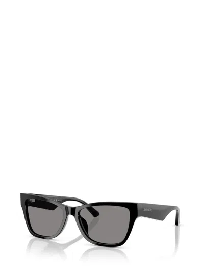 Jimmy Choo Eyewear Cat-eye Frame Sunglasses In Black