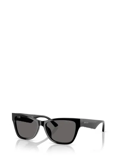 Jimmy Choo Eyewear Cat-eye Frame Sunglasses In Black
