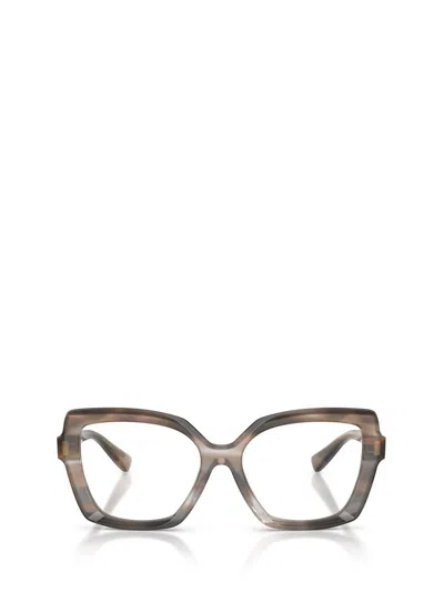 Dolce & Gabbana Full Frame Plain Mirror In Brown