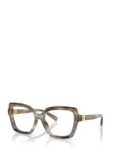 Dolce & Gabbana Full Frame Plain Mirror In Brown