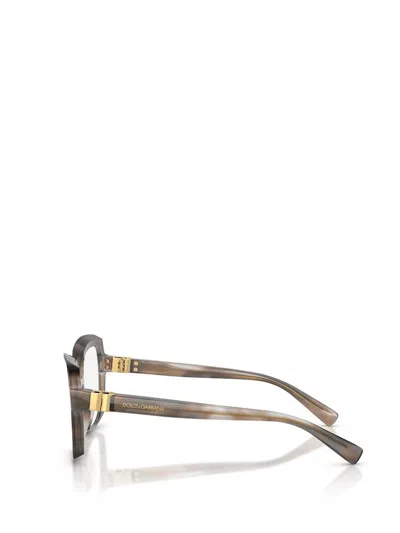 Dolce & Gabbana Full Frame Plain Mirror In Brown