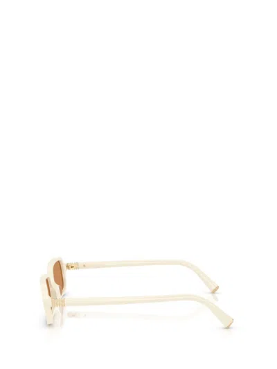 Miu Miu Eyewear Sunglasses In White