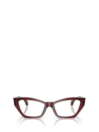Versace Eyewear Eyeglasses In Brown