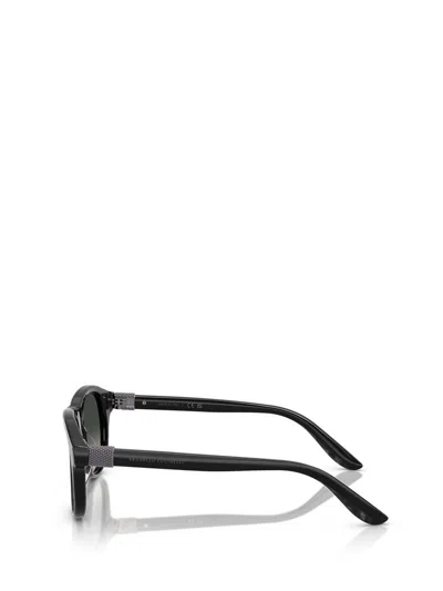 Brunello Cucinelli Acetate Round Sunglasses In Black