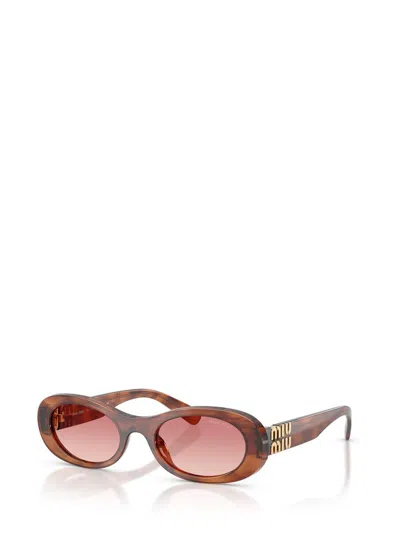 Miu Miu Eyewear Sunglasses In Brown