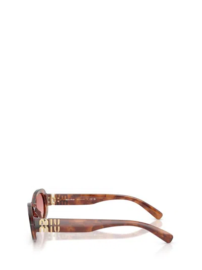 Miu Miu Eyewear Sunglasses In Brown