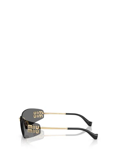 Miu Miu Eyewear Sunglasses In Gold