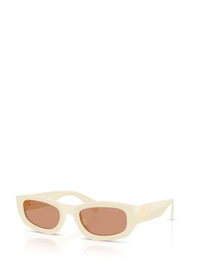 Miu Miu Eyewear Sunglasses In Neutral