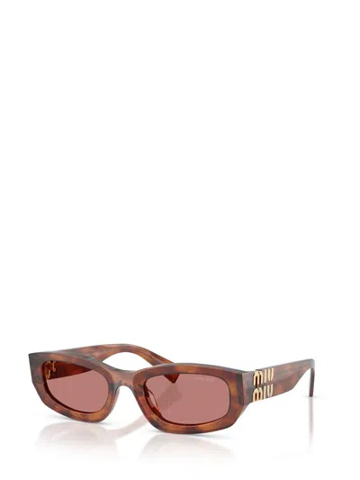 Miu Miu Eyewear Sunglasses In Brown