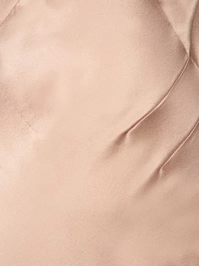 Saint Laurent Satin Gown In Pink