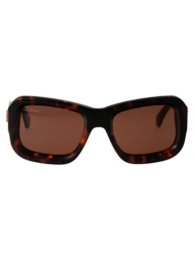 Off-white Sunglasses In Brown