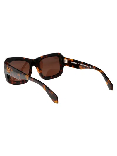 Off-white Sunglasses In Brown