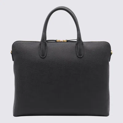 Thom Browne Black Tote In Black