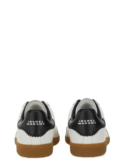 Isabel Marant Low-top Sneaker With Perforated White Leather Upper
