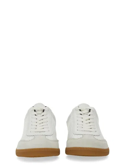 Isabel Marant Low-top Sneaker With Perforated White Leather Upper