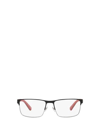 Polo Ralph Lauren 54mm Rectangle Optical Glasses In Black