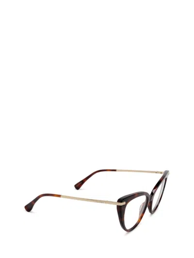 Max Mara Eyeglasses In Brown