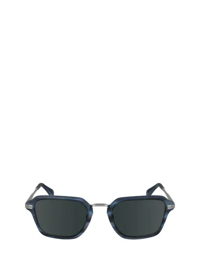 Paul Smith Kramer 52mm Rectangular Sunglasses In Blue