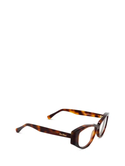 Max Mara Eyeglasses In Brown