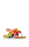 ELINA LINARDAKI Children's Macaw decorated sandal