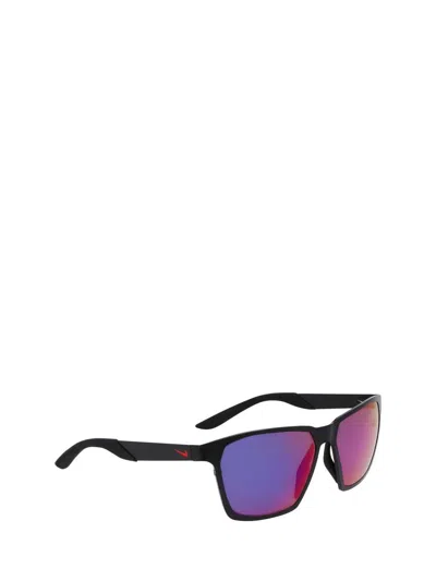 Nike Maverick Valor Square Frame Sunglasses In Black